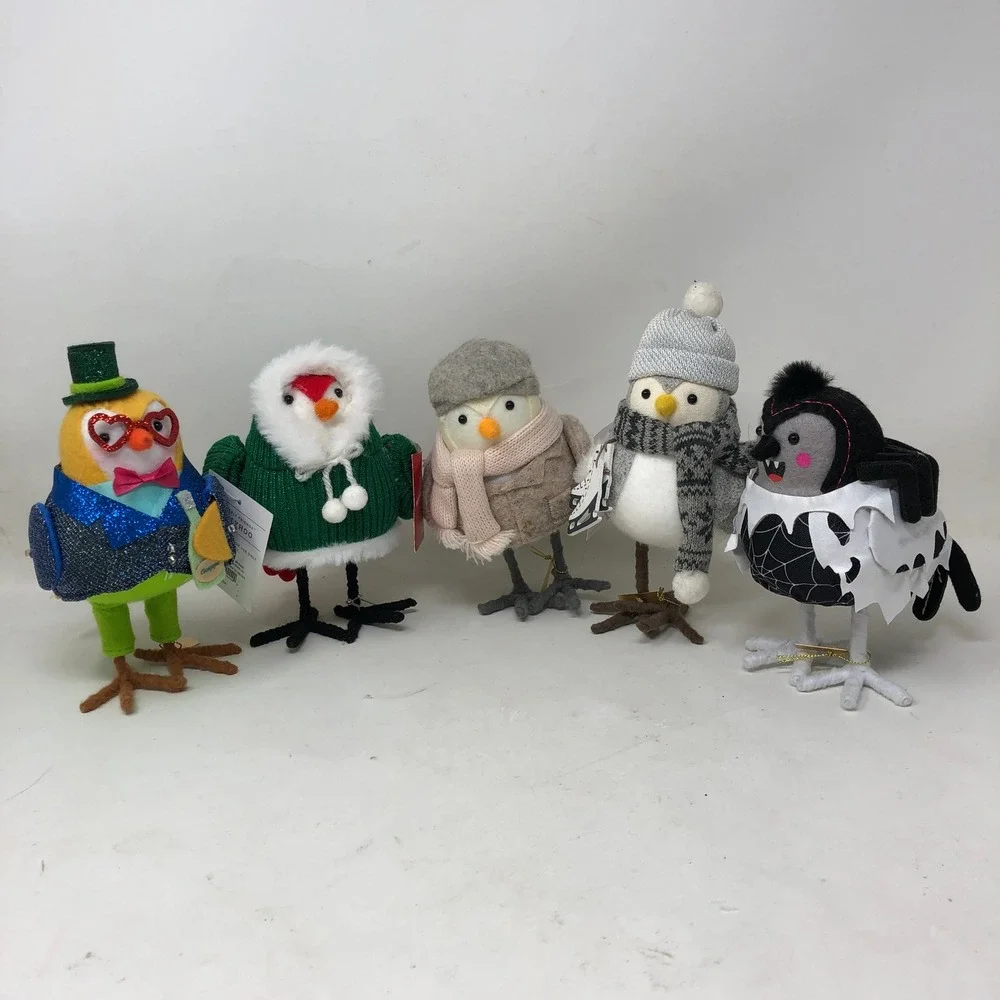 Target Featherly Friends Bird Lot of 5 Mepak Dazzle Rime Ballyhoo Skitter